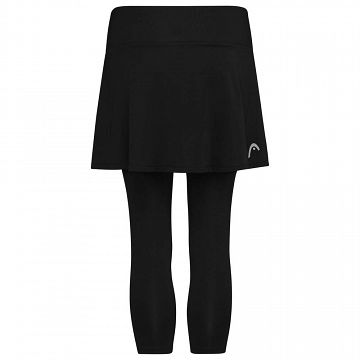 Head Club 3/4 Tights Skort Black